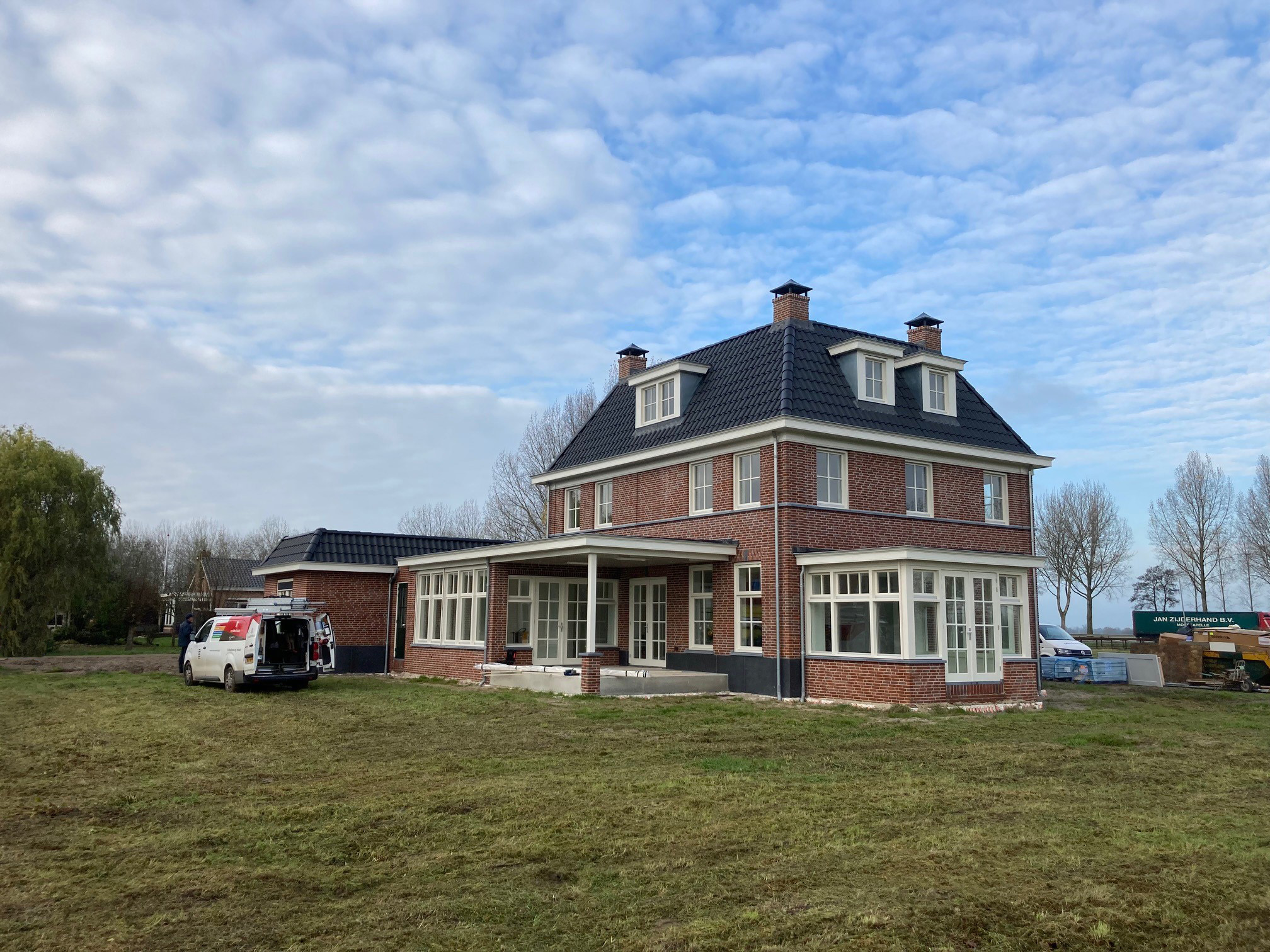 Oplevering villa te Noordeloos