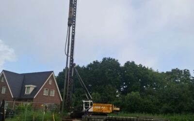 Start bouw tweekapper Overschiese Kleiweg Rotterdam